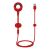 Кабель-держатель Baseus Car Mount USB Cable Lightning to USB Красный