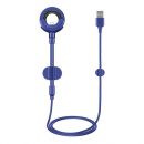 Кабель-держатель Baseus Car Mount USB Cable Lightning to USB Синий