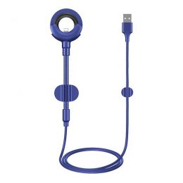 Кабель-держатель Baseus Car Mount USB Cable Lightning to USB Синий
