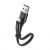 Кабель Baseus Two-in-one Portable Lightning/microUSB 23см Чёрный