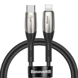 Кабель Baseus Horizontal Data Cable Type-C - Lightning PD 18W 1м Чёрный