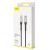 Кабель Baseus Horizontal Data Cable Type-C - Lightning PD 18W 1м Чёрный