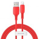 Кабель Baseus Colourful Cable USB - Lightning 2.4A 1.2м Красный