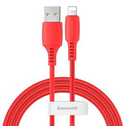 Кабель Baseus Colourful Cable USB - Lightning 2.4A 1.2м Красный