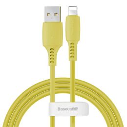 Кабель Baseus Colourful Cable USB - Lightning 2.4A 1.2м Жёлтый
