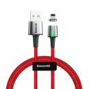Кабель магнитный Baseus Zinc Magnetic Lightning 2.4A 1м Красный