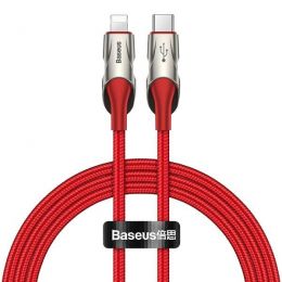 Кабель Baseus Fish eye Type-C - Lightning 1м Красный