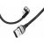 Кабель Baseus Green U-shaped USB - Lightning 2.4A 1м Чёрный