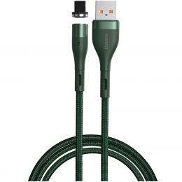 Кабель Baseus Zinc Magnetic USB - Lightning 2.4A 1м Зеленый