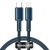 Кабель Baseus High Density Braided Type-C - Lightning PD 20W 1м Синий