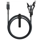Кабель Nomad Universal Kevlar Lightning/Type-C/Micro-USB 1.5м