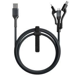 Кабель Nomad Universal Kevlar Lightning/Type-C/Micro-USB 1.5м
