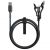 Кабель Nomad Universal Kevlar Lightning/Type-C/Micro-USB 1.5м
