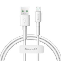Кабель Baseus Mini (MicroUSB - USB) 4A 0.5м Белый