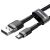 Кабель Baseus cafule USB - micro USB 2.4A 0.5M Черно-серый
