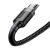 Кабель Baseus cafule USB - micro USB 2.4A 0.5M Черно-серый