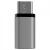Переходник Baseus Sharp micro USB - Type-C Розовое золото