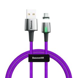Кабель магнитный Baseus Zinc Magnetic Type-C 1м Фиолетовый