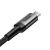 Кабель Baseus Cafule Type-C PD3.1 60Вт 1м Серо-Чёрный
