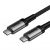 Кабель Baseus Cafule Type-C PD3.1 60Вт 1м Серо-Чёрный