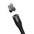Кабель Baseus Zinc Magnetic USB - Type-C 3A 1м Серый+Черный