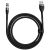 Кабель Baseus Zinc Magnetic USB - Type-C 5A 1м Серый+Черный