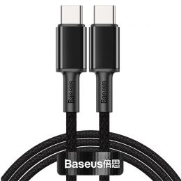 Кабель Baseus High Density Braided Type-C 100W 2м Чёрный