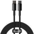 Кабель Baseus Tungsten Gold Type-C 100W 2м Чёрный