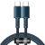 Кабель Baseus High Density Braided Type-C 100W 2м Синий