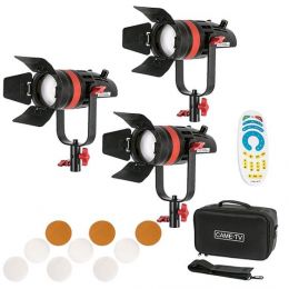 Комплект осветителей 3шт CAME-TV Boltzen Q-55W (5600K)