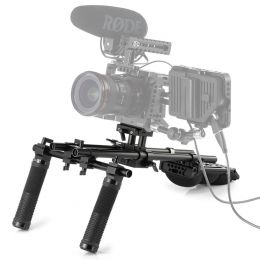 Плечевой упор с двуручным хватом SmallRig Advanced Universal Shoulder Pad Kit KGW101