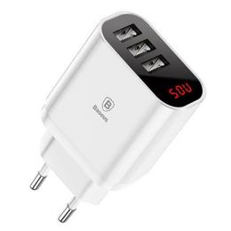 Сетевой адаптер Baseus Mirror Lake Travel Charger Белый