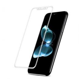 Стекло матовое Baseus 0.23mm PET Soft 3D Tempered Glass (Full-frosted) для iPhone X Белое