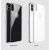 Стекло на крышку Baseus 4D Tempered Back Glass для iPhone X Серое
