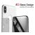 Стекло на крышку Baseus 4D Tempered Back Glass для iPhone X Серое