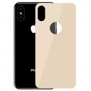 Стекло на крышку Baseus 0.3mm Full-glass Back Tempered Glass Film для iPhone Xs Золото