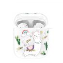 Чехол Kingxbar Adorkable для Apple Airpods Rainbow Alpaca