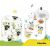 Чехол Kingxbar Adorkable для Apple Airpods Rainbow Alpaca