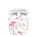 Чехол Kingxbar Flamingo для Apple Airpods Feather