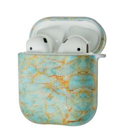 Чехол Kingxbar Marble для Apple AirPods Зелёный