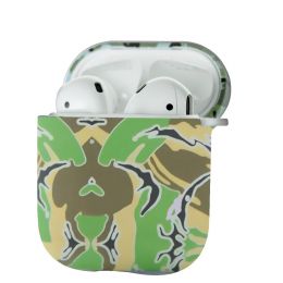 Чехол Kingxbar Camouflage для Apple AirPods Зелёный