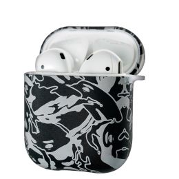 Чехол Kingxbar Camouflage для Apple AirPods Чёрный