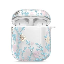 Чехол Kingxbar Flora для Apple AirPods Синий