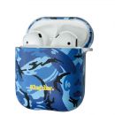 Чехол Kingxbar Camouflage для Apple AirPods Синий
