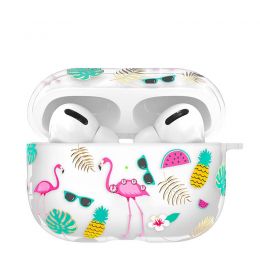 Чехол Kingxbar Fresh для Apple Airpods Pro Flamingo