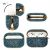 Чехол Kingxbar Crystal Fabric для Apple Airpods Pro Синий