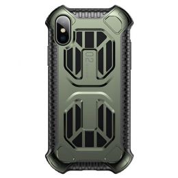 Чехол Baseus Cold front cooling Case для iPhone Xs Зеленый