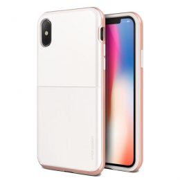Чехол VRS Design High Pro Shield для iPhone X White/Rose Gold