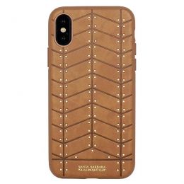 Чехол Santa Barbara Polo & Racquet Club Armor для iPhone X Коричневый