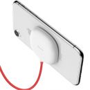 Беспроводная зарядка на присоске Baseus Suction Cup Белая